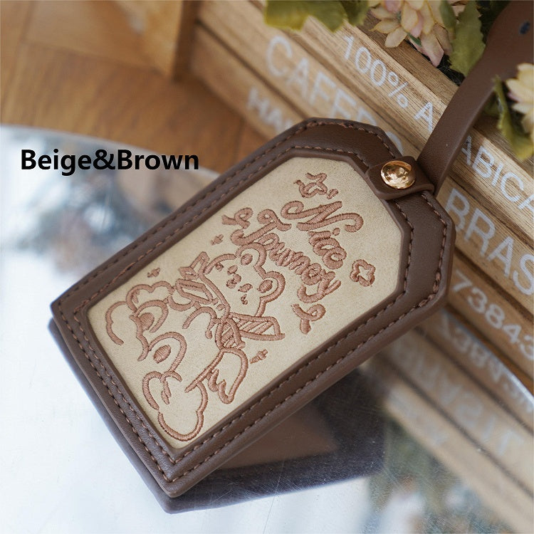 Bear Ita 9 Colors Charm Bag Embroidered