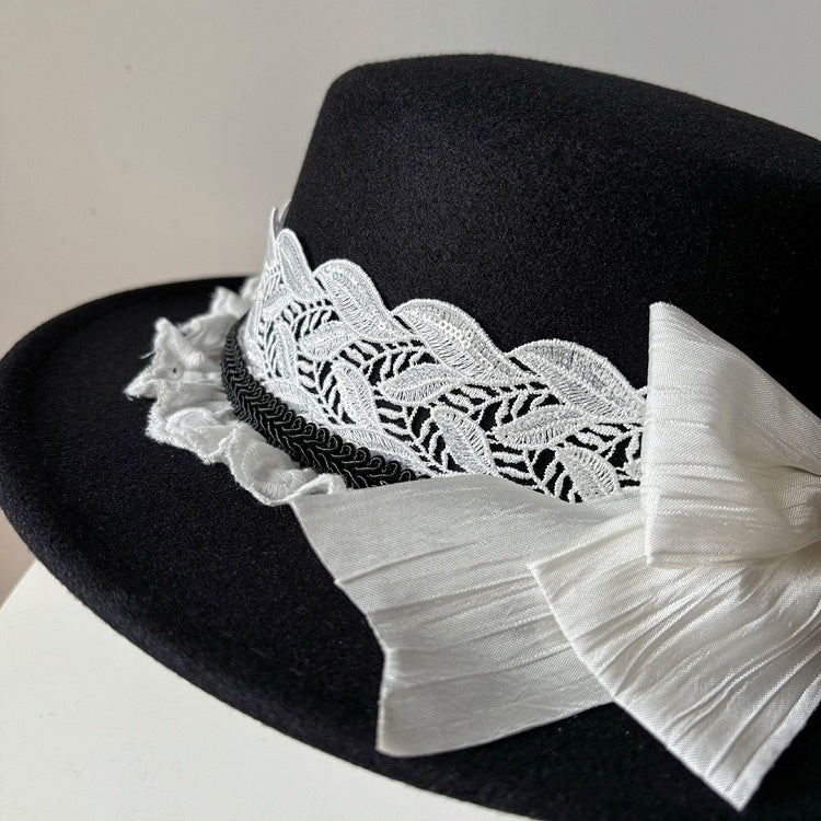 Hat Options Detail Lolita Bow – Adorned Elegant 8 Lace and Color with