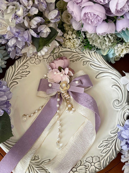 Pink / Red Floral Blue Purple Hairclips