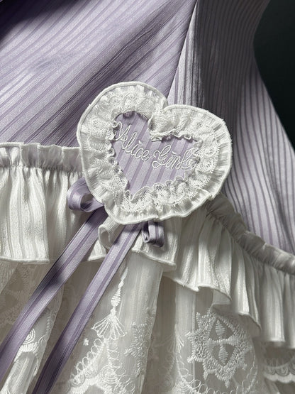 Red Black Purple Heart-shaped Pink Brooch Champagne /