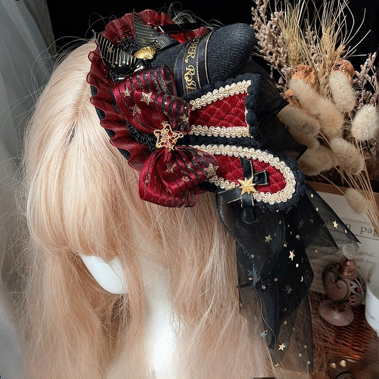 3 Options Ears Mini Hat Bowknot Decorated And Color Bunny Star Halloween Pumpkin