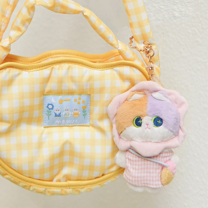 Süßes Plüschtier/Anhänger in Katzenform