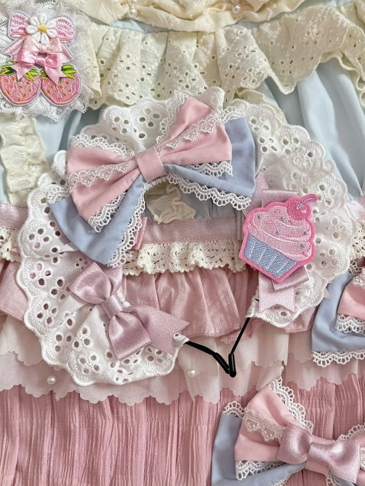 3 Details KC Bowknot Color Lace Trim Options