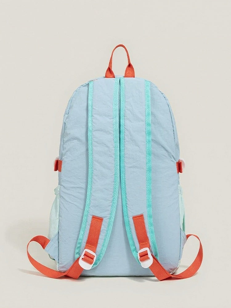 Large Casual Blue Backpack Lightweight Capacity with