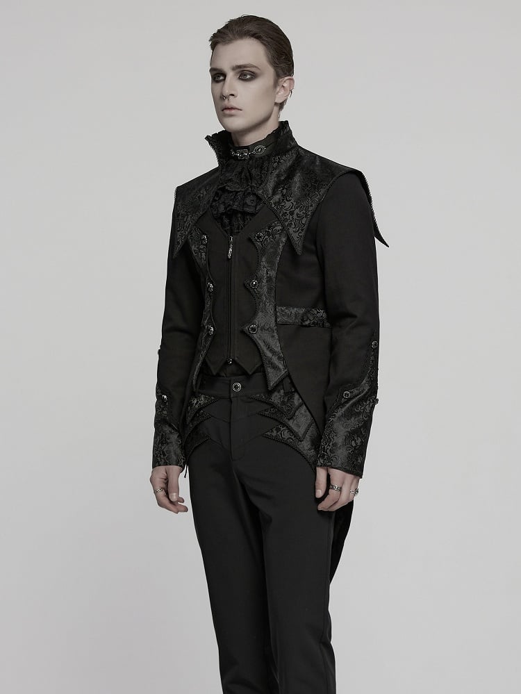 Black Gothic Luxury Gentleman Tuxedo