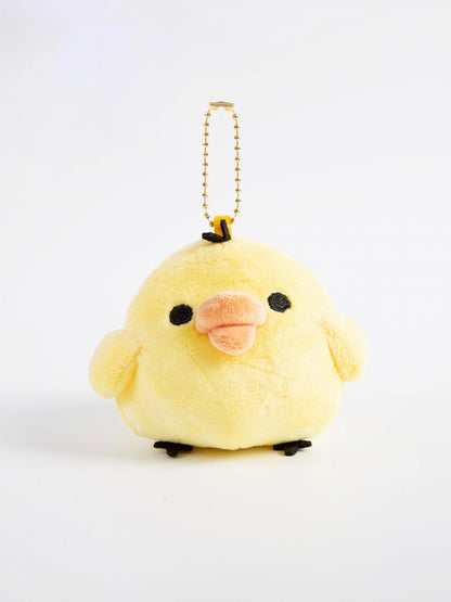 Yellow Polka-Dot Tee with Bear Motif & Chick Charm - Languid Park