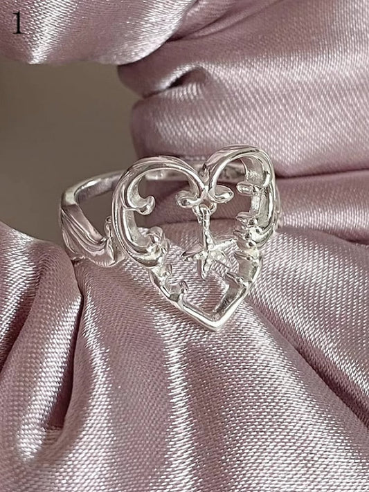 スター/シェル 3オプション Y2K ビタースウィートリング