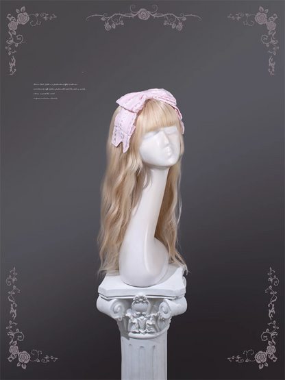 Sweet Lolita Pink Big KC Bow