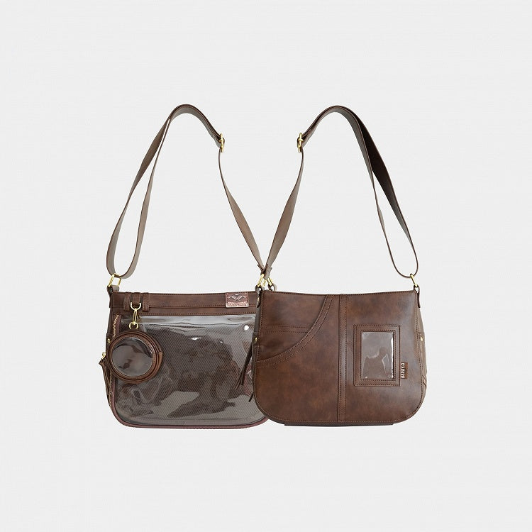 ダークブラウン ウェイストランドパンク 大容量イタバッグ