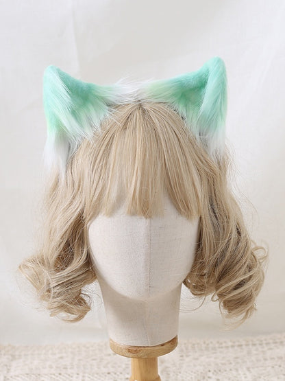 Kitten Fur Lolita Faux Sweet Ear Colors 8 Hairclips