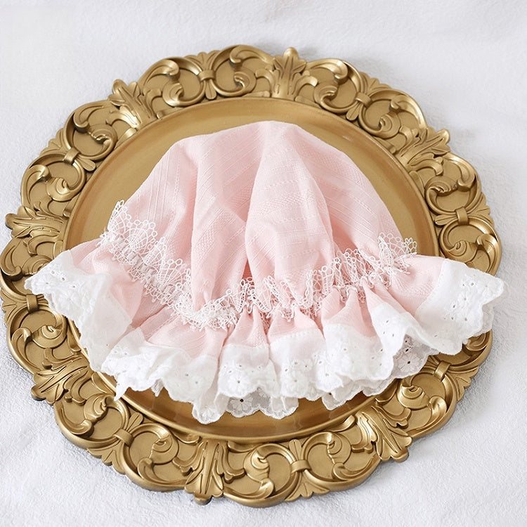 Hat White Colors Cute Baby Lace-Trimmed 12 Lolita With