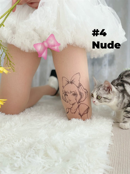 9 Options Lolita Print Tights