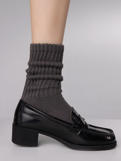 Socks 6 Colors Retro Cotton Minimalist