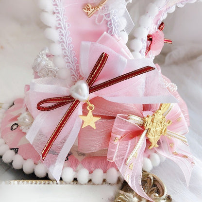 Vibes Pink Ears Alice Hat Mini Wonderland Bunny in