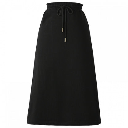 アプリコット/ブラックAラインスカート ショート/ロングバージョン