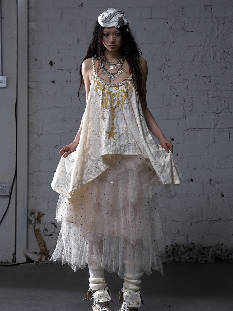 ブラック/ホワイト/アプリコット