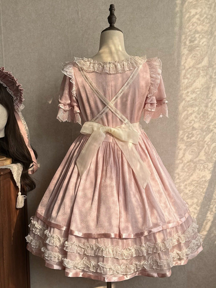 エプロン ドレッシング 刺繍 クリーミー テーブル