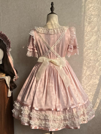 エプロン ドレッシング 刺繍 クリーミー テーブル