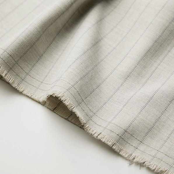 Asymmetrical Goth Frayed Apricot Pants Urban Wide-Leg Cut Striped