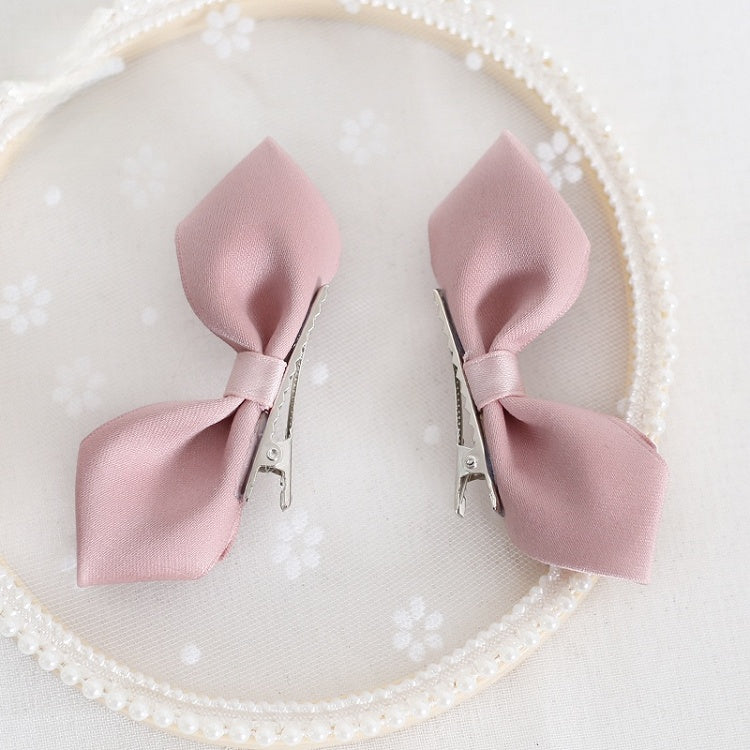 Dusty Sweet Pair Bowknot / Blue Pink A of Hairclips
