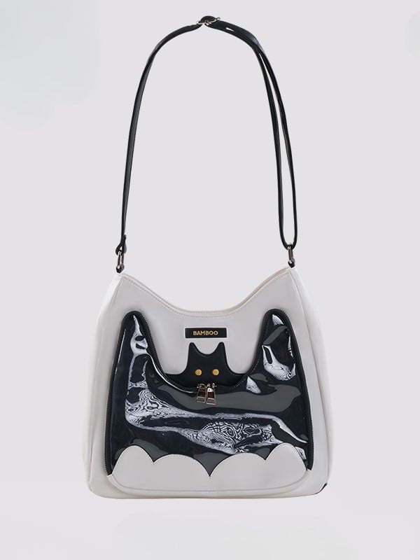 Design Weiße Crossbody Bat Bag Ita