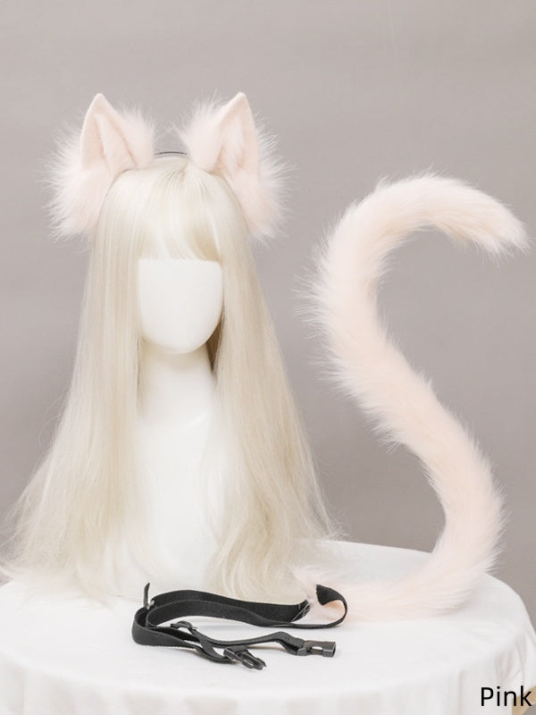 Cute Plush - Kitty + Tail KC Lolita 8 Set Colors