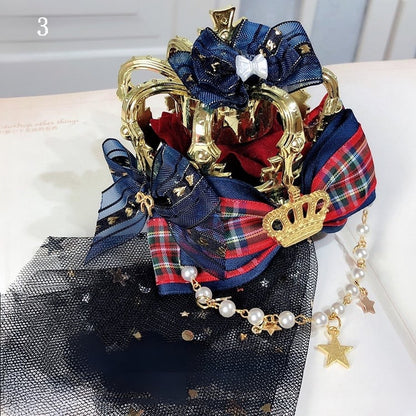 Lolita And Star Floral Options 4 Beaded Charm Design Mini Crown Hat Idol