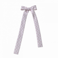 Pink Plaid Bowknot Brooch