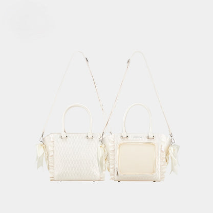 Handbag/Crossbody Details Ita Trim Bag Bowknot Red/White Ruffled