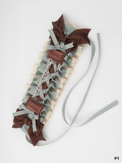 Lolita 2 Sweet Green Dessert Mint Options Chocolate Hairband Lace