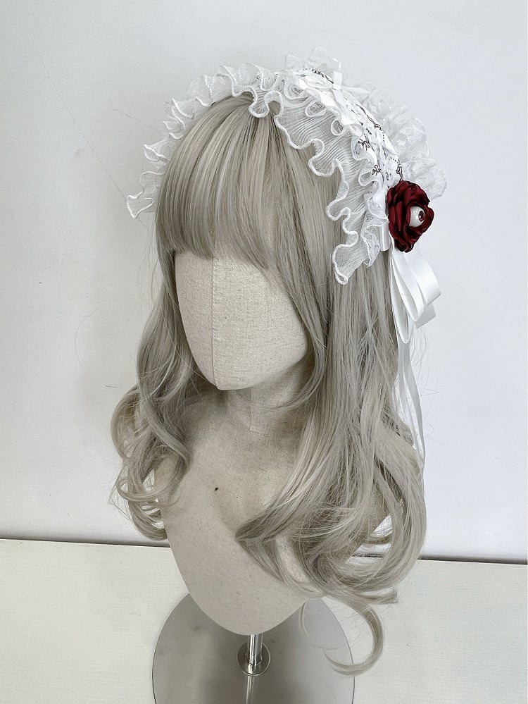 Schwarz/Weißes Haarband