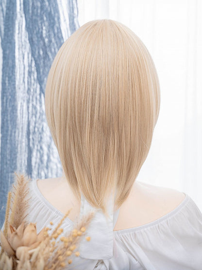 ウィッグ 35CM ヘアクリップ + ブロンド ダブルストレート アクセサリー 長さ