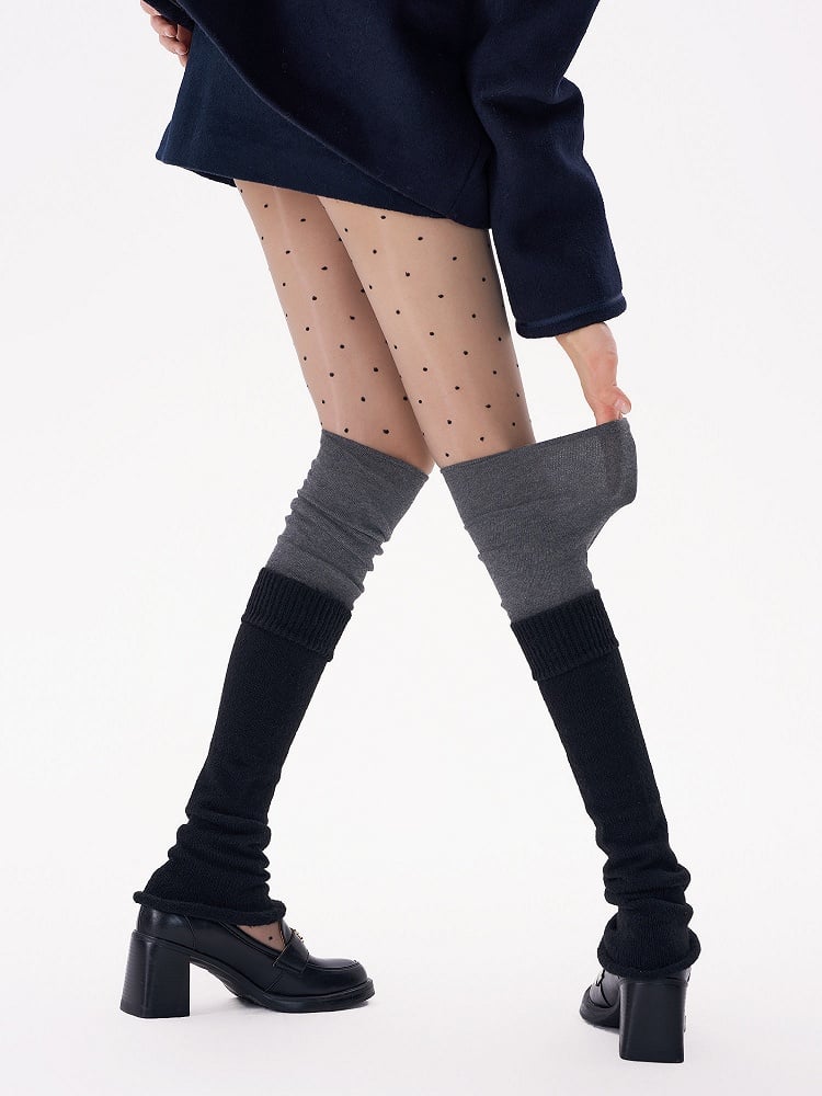 Warmers Two-Tone Leg Faux-Layered