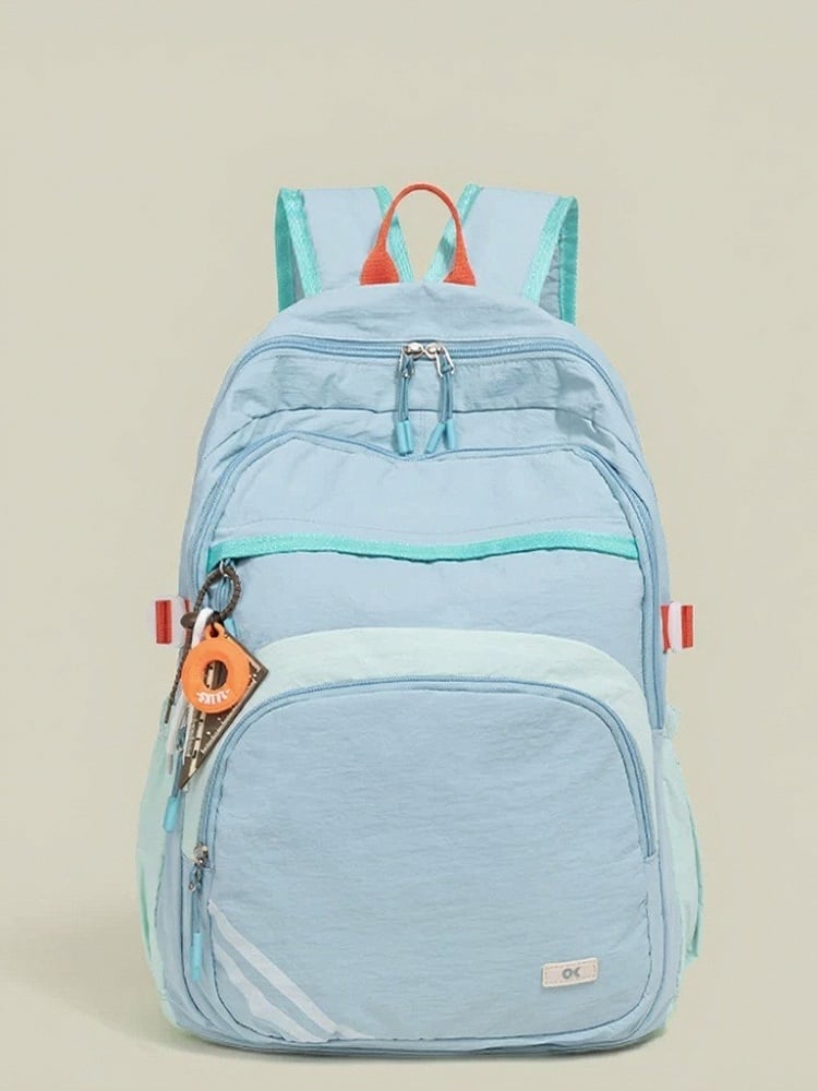 Large Casual Blue Backpack Lightweight Capacity with