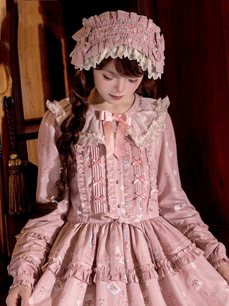 Floral Print Pink / Green Hairband