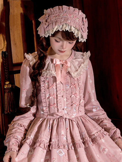 Floral Print Pink / Green Hairband