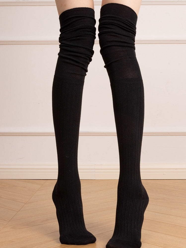 Colors Over Knee Loose 6 Stockings Maillard Style