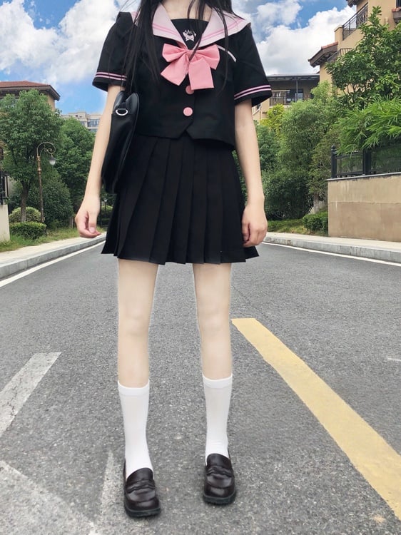 Socks Calf JK White/Black 10CM/15CM/25CM