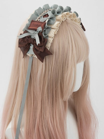 Lolita 2 Sweet Green Dessert Mint Options Chocolate Hairband Lace