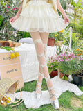 Design 3D Cutout Decorations Stockings Butterfly Black/White with