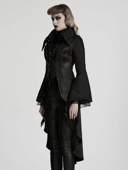 Black Jacket High-low Palace Goth Gorgeous