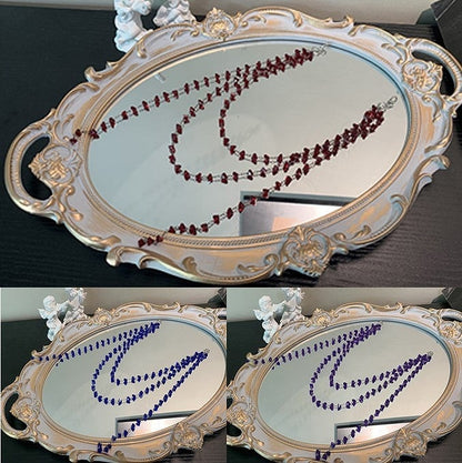 Waist Red/Blue/Purple Chain Beaded