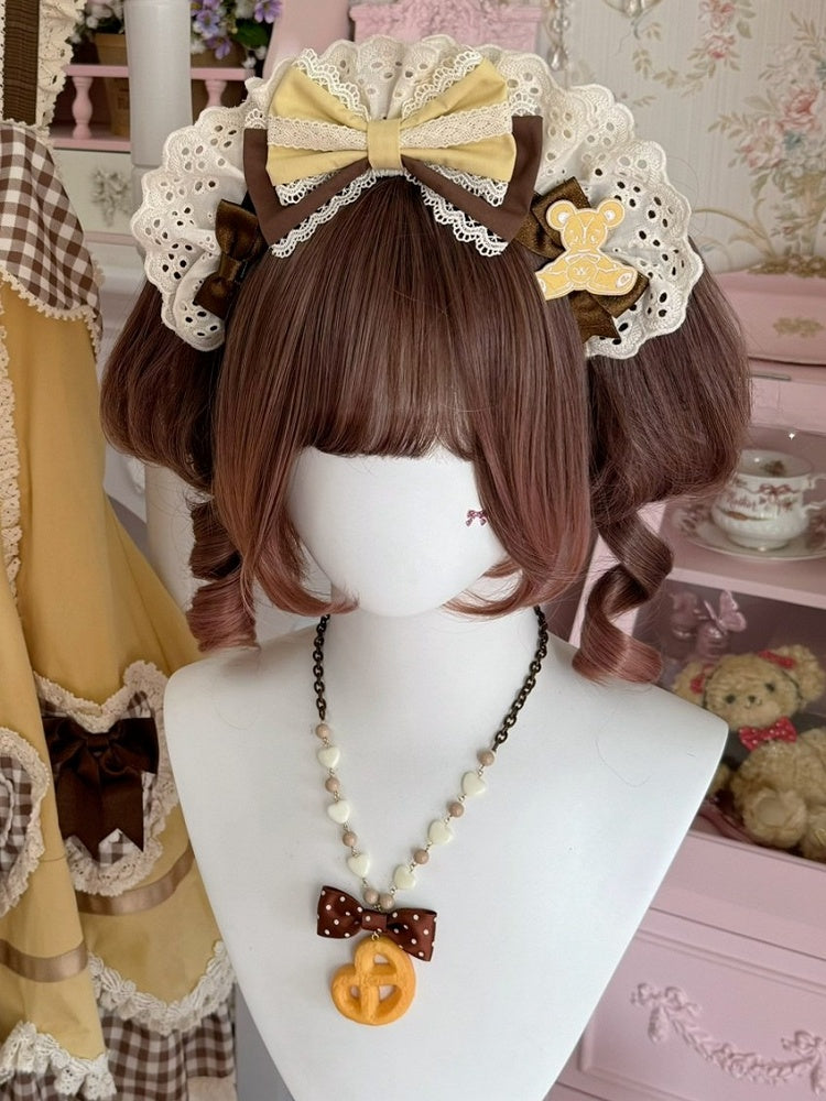 3つの詳細 KC 蝶結びカラーレーストリムオプション