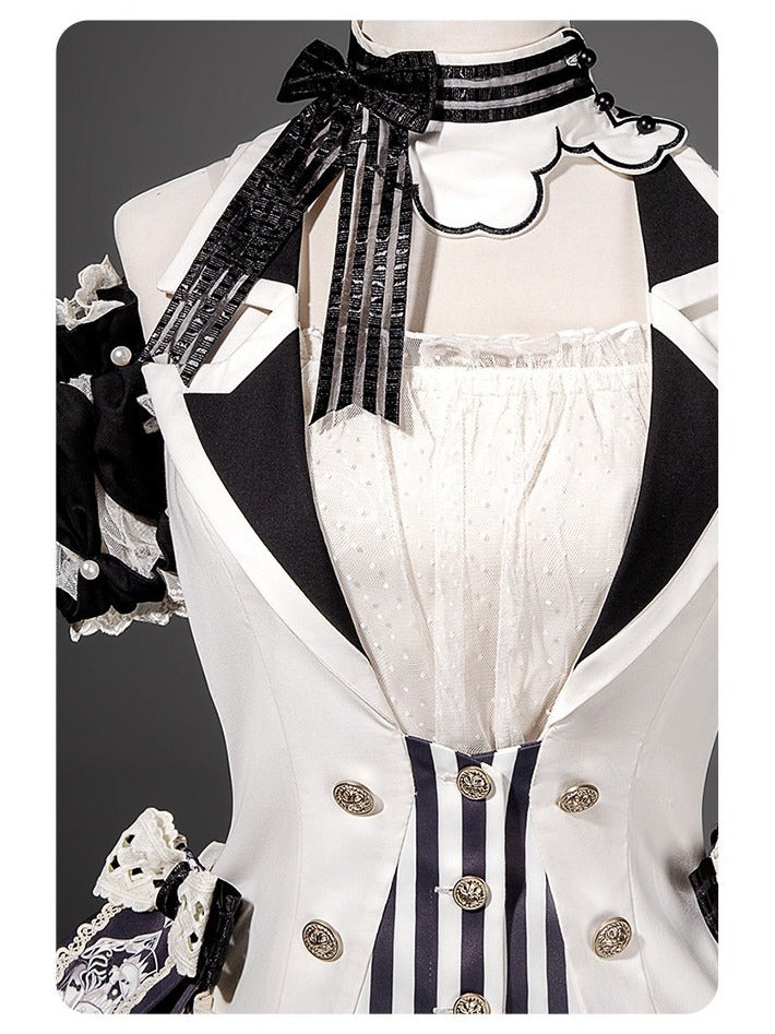 Lace Trim White Blouse for Lolita Style - Unknown Star