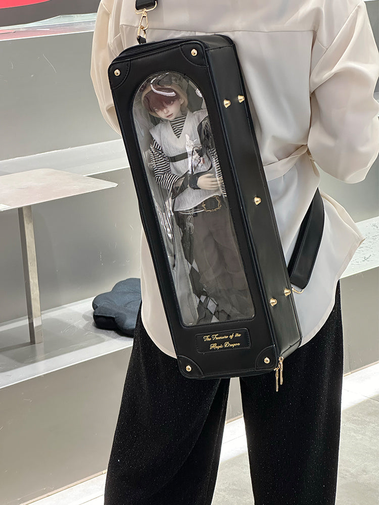 Crossbody – als Maßstab 1/4 BJD Tasche Black Wear Doll