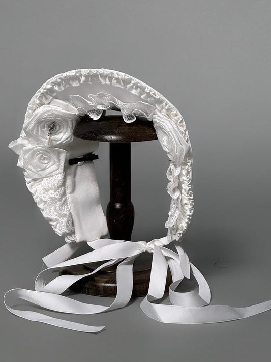 Black / Lolita Bonnet White