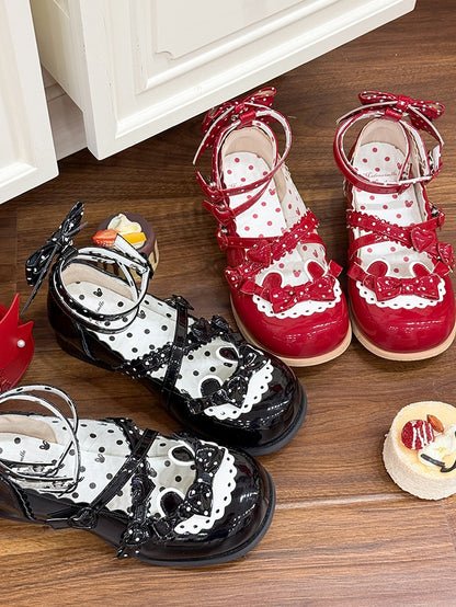 Blue Jane Lolita / Shoes Black Red Pink Sweet Mary