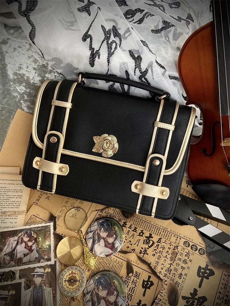 4-Color Lolita Classic Uniform Flap Bag Rose