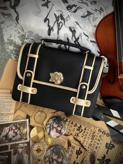 4-Color Lolita Classic Uniform Flap Bag Rose