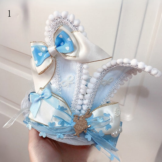 Bowknot Mini Vibes Details Alice in Ears Options Bunny Wonderland 3 Hat